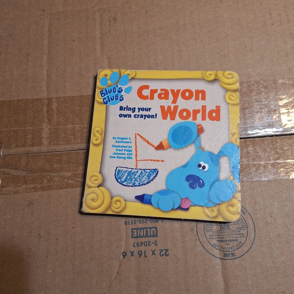 blue's clues crayon world book